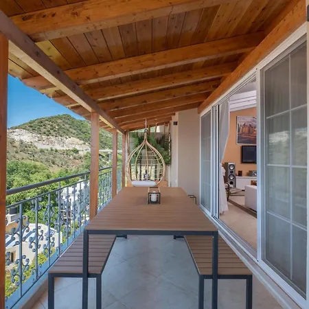 Panoramic View!Penthouse 120Qm Of Sea & Mountain Villa Loutra Edipsou  Exterior photo
